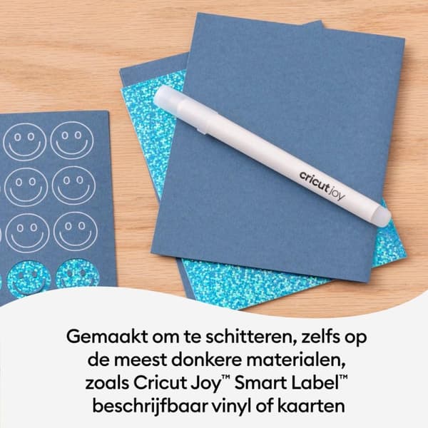 Cricut Joy™ Gel 1,0 mm pennesæt med 3 hvide, blå, gule (2009381)