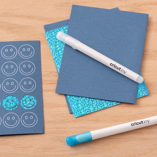 Cricut Joy™ Gel 1,0 mm pennesæt med 3 hvide, blå, gule (2009381)