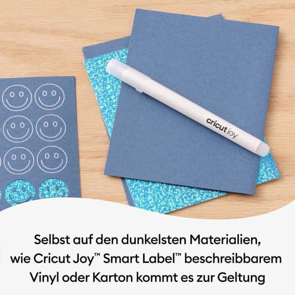 Cricut Joy™ Gel 1,0 mm pennesæt med 3 hvide, blå, gule (2009381)