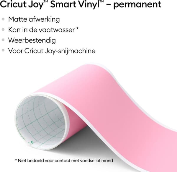 Cricut Joy™ Smart Vinyl™ Permanent Folie Lys Pink (2009843)