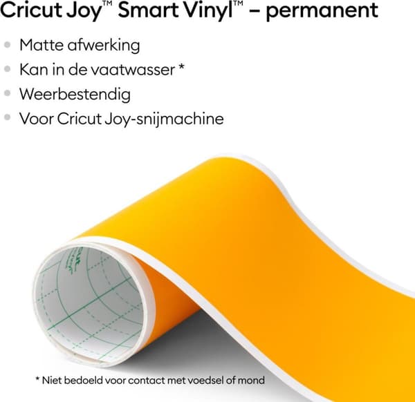 Cricut Joy™ Smart Vinyl™ Permanent Folie Gul (2009837)