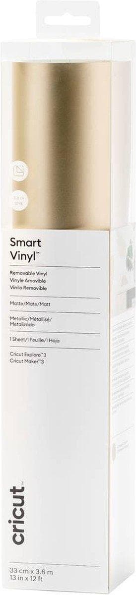 Cricut Smart Vinyl Aftagelig Folie Champagne (2009926)