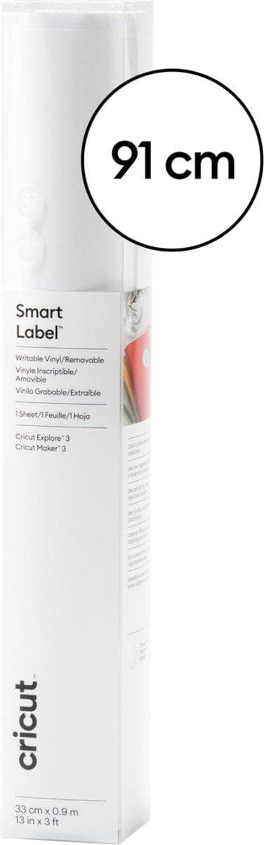 Cricut Smart Vinyl Aftagelig Film Transparent (2010006)