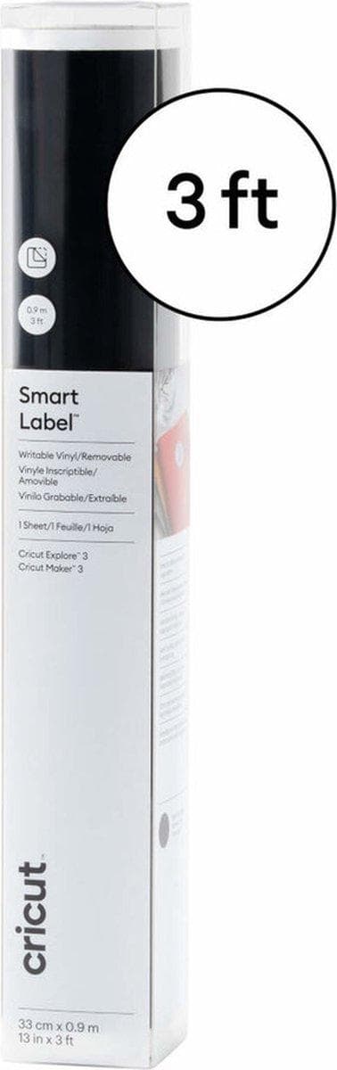 Cricut Smart Vinyl Avtagbar Folie Svart (2010005)