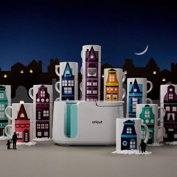 Cricut 2009392 krus 300 ml hvid pakke med 4 (2009392)