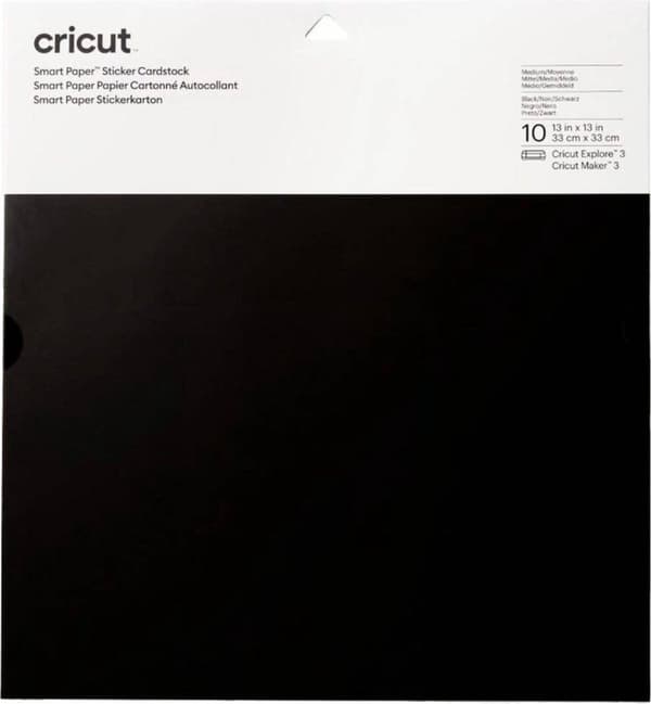 Cricut Smart Paper™ Cardstock skærebredde 12" sort (2008316)