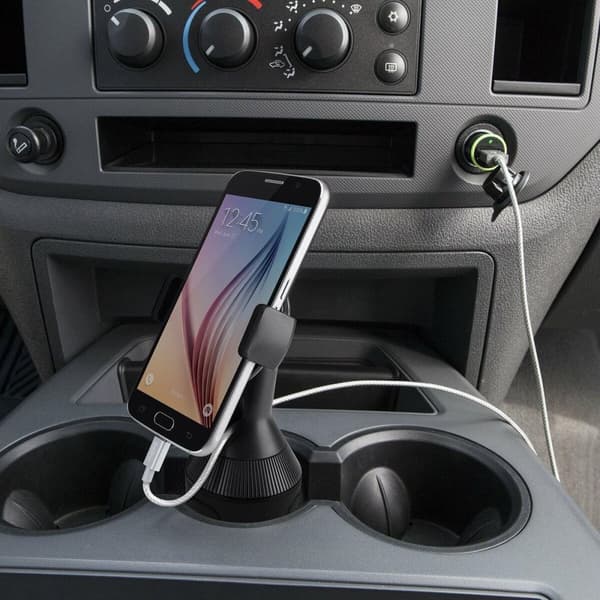 Belkin Car Cup Mount - Holder til mobiltelefon - til Samsung Galaxy Note 3, Note II, S II, S4, S5