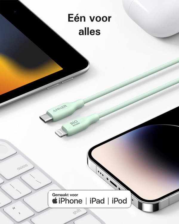 ANKER 541 Miljøvenlig Bio-TPU C-LTG Grøn 182,88 cm 6 fod (A80A2G61)