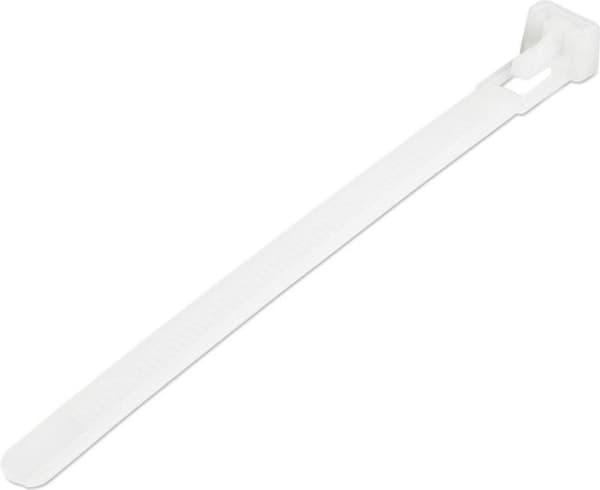 StarTech.com 12,70 cm (5") (12 cm) Återanvändbara buntband, 1-1/8" (30 mm) Dia. 50 lb (22 kg) draghållfasthet, nylon, inomhus/utomhus, UL-listad, 100-