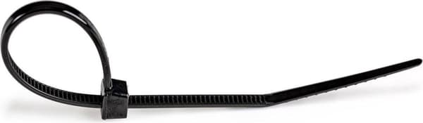StarTech.com 10,20 cm (4") (10 cm) kabelbindere, 1/16" (2 mm) bred, 7/8" (22 mm) bundtdiameter, 18 lb (8 kg) trækstyrke, selvlåsende nylon lynlås med
