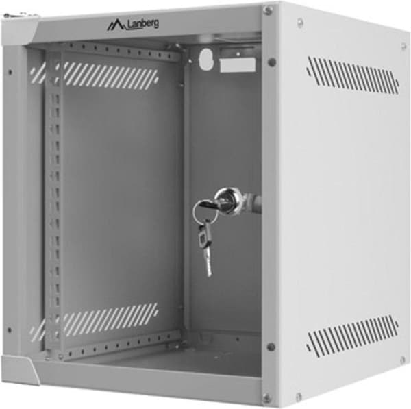 Lanberg WF10-2306-10S Rack 6U vægmonteret hylde Grå (WF10-2306-10S)