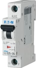 Miniatyrbild 4 av 4: Eaton FAZ-C2/1-DC effektbrytare Miniatyrbrytare typ C (279122)