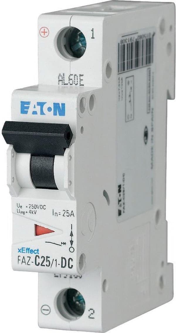 Eaton FAZ-C2/1-DC effektbrytare Miniatyrbrytare typ C (279122)