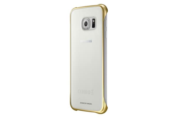 Samsung Clear Cover EF-QG920B - Bakskal till mobiltelefon - Guld - för Galaxy S6