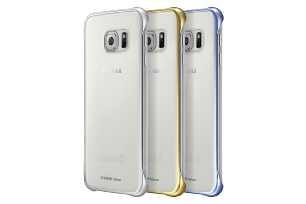Samsung Clear Cover EF-QG920B - Bakskal till mobiltelefon - Guld - för Galaxy S6