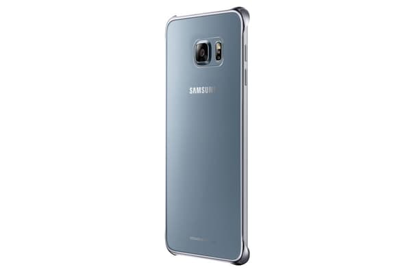 Samsung Clear Cover EF-QG928 - Bagcover til mobiltelefon - Sølv - til Galaxy S6 edge+