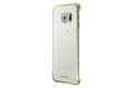 Miniatyrbild 3 av 6: Samsung Clear Cover EF-QG925B - Bakskal till mobiltelefon - Guld - för Galaxy S6 edge
