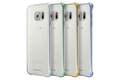 Miniatyrbild 4 av 6: Samsung Clear Cover EF-QG925B - Bakskal till mobiltelefon - Guld - för Galaxy S6 edge