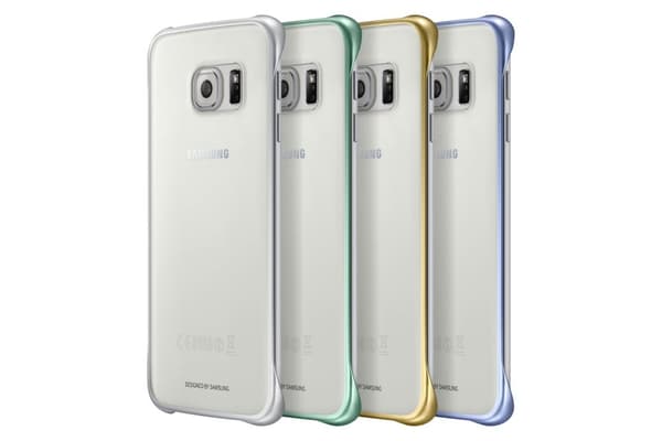 Samsung Clear Cover EF-QG925B - Bakskal till mobiltelefon - Guld - för Galaxy S6 edge