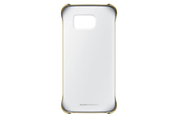 Samsung Clear Cover EF-QG925B - Bakskal till mobiltelefon - Guld - för Galaxy S6 edge