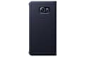Miniatyrbillede 2 af 5: Samsung S View Cover EF-CG928P - flip cover til mobiltelefon - Blå Sort - til Galaxy S6 edge+ (EF-CG928PBEGWW)