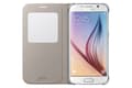 Miniatyrbild 3 av 5: Samsung S View EF-CG920P - mobilfodral - guld - för Galaxy S6