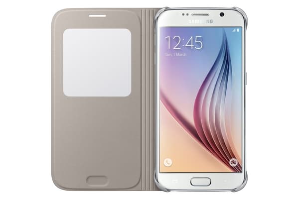 Samsung S View EF-CG920P - mobilfodral - guld - för Galaxy S6