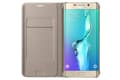 Miniatyrbillede 3 af 4: Samsung Flip Wallet EF-WG928P - flip cover til mobiltelefon - guld - til Galaxy S6 edge+
