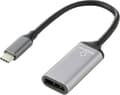 Miniatyrbillede 1 af 4: Renkforce USB-C / DisplayPort Adapterkabel USB-C-stik, DisplayPort-stik 0,15 m Sort RF-5397866 Afskærmet (dobbelt)