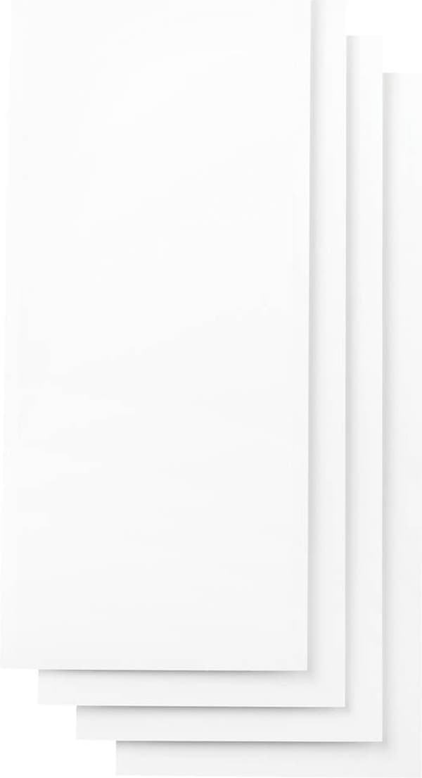 Cricut Joy Smart Label - skrivbar vinyl - permanent - gennemsigtig - 14x33cm - 4 ark