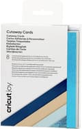 Miniatyrbillede 1 af 4: Cricut Joy™ Cutaway Cards Kortsæt Beige, Turkis (blank), Mørkeblå, Lyseblå