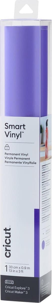 Cricut Smart Vinyl Permanent 33x91cm 1 ark (lilla)