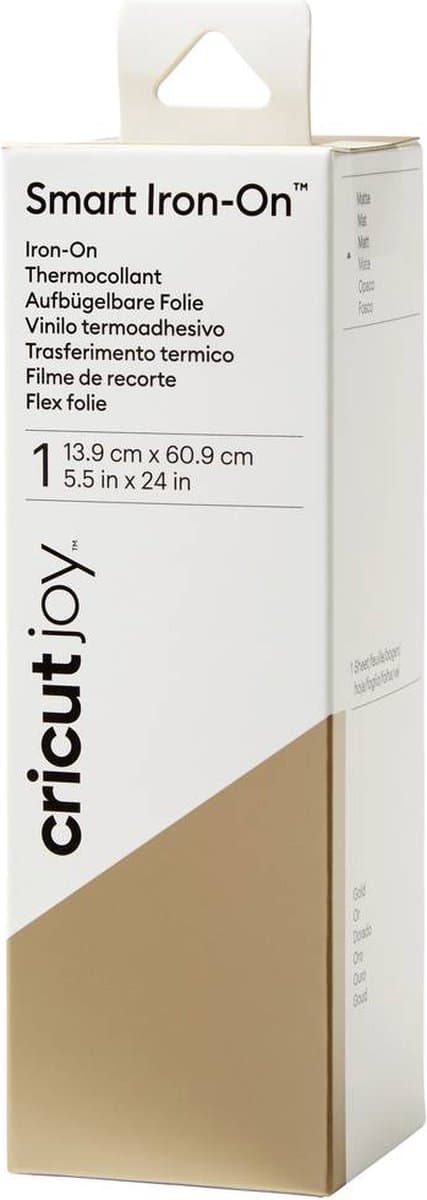 Cricut Joy Smart Iron-On - guld - 14x60cm