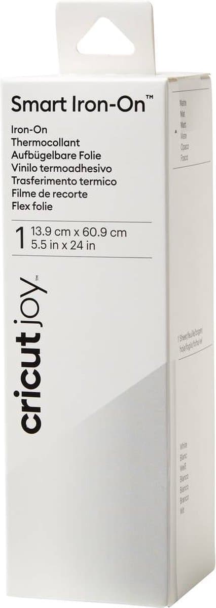 Cricut Joy Smart Iron-On - hvid - 14x60cm