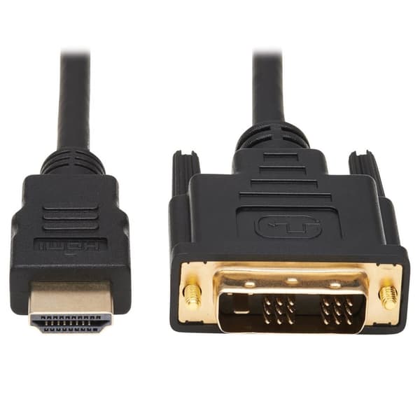 Eaton PowerWare Tripp Lite 1,80 meter HDMI til DVI-D digital skærmadapter Videokonverterkabel M/M 1080p 6 - Adapterkabel - DVI-D han til HDMI han - 1,