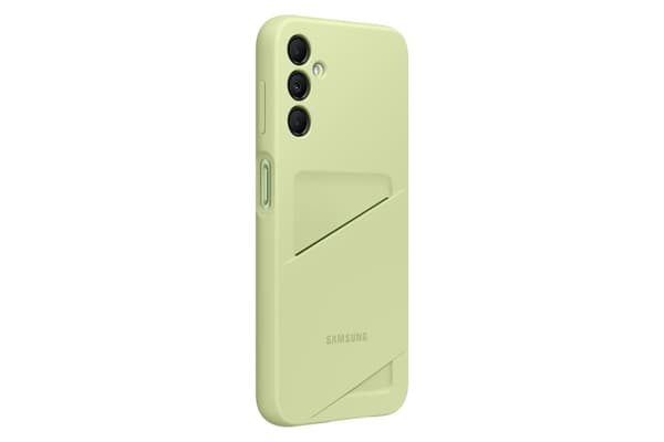 Samsung EF-OA146 - Bakskal till mobiltelefon - Termoplastisk polyuretan (TPU) - gulgrön - för Galaxy A14 5G (EF-OA146TGEGWW)