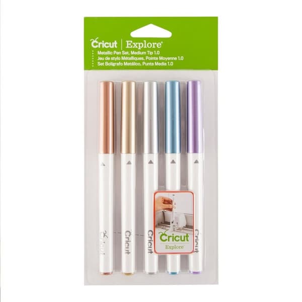 Cricut Explore/Maker Medium Point Pen Set 5-pack (metallic)