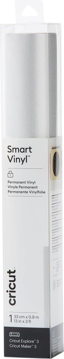 Cricut Smart Vinyl Permanent 33x91cm 1 ark (Shimmer Silver)