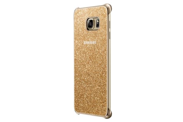 Samsung Glitter Cover EF-XG928C - Bagcover til mobiltelefon - Guld - til Galaxy S6 edge+