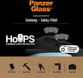 Pikkukuva 3 / 3: PanzerGlass Samsung Galaxy Hoops uudelle Z Flip4 2023 mustalle (0458)