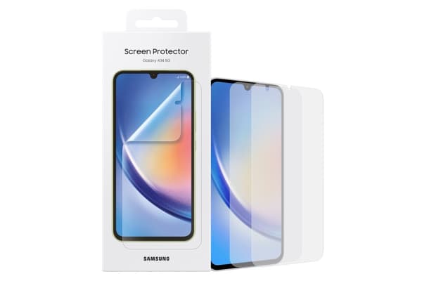 Samsung EF-UA346 - Skærmbeskytter til mobiltelefon - Film - Gennemsigtig - til Galaxy A34 5G (EF-UA346CTEGWW)