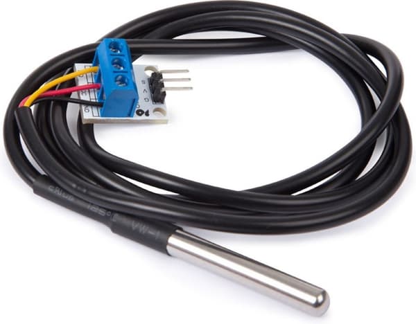 DS18b20 TEMPERATUR SENSOR & ADAPTER KOMPATIBEL MED ARDUINO (VMA324)