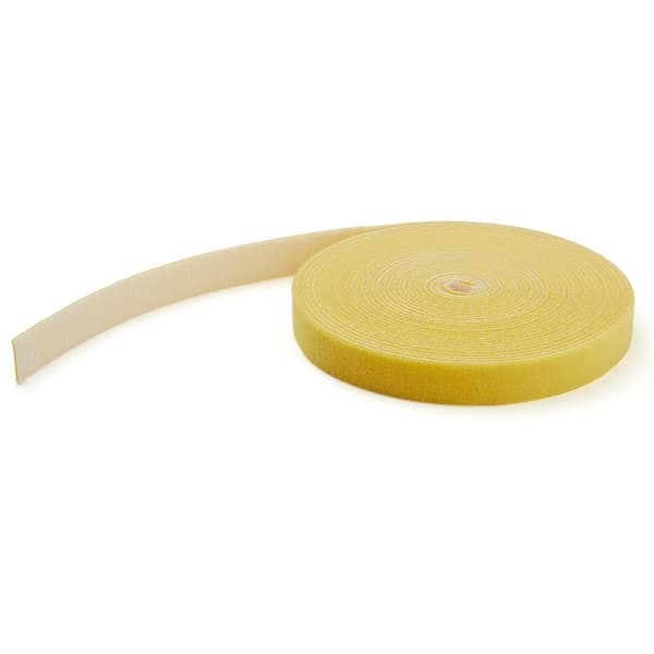 StarTech.com 50 fod. Velcro rulle - Gul - Kabelstyring - Velcro - 15,24 m - Gul