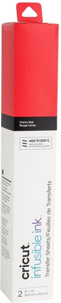 Cricut Infusible Ink Transfer Sheets 2er Folie Rød