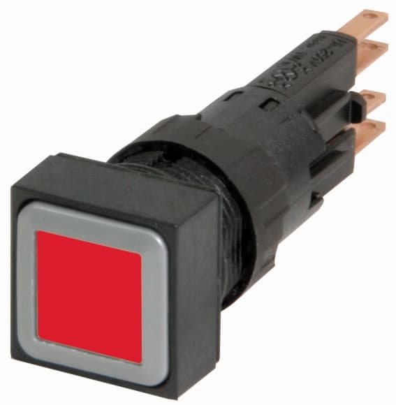 Eaton Q25LTR-RT/WB Elektrisk kontakt Trykknapkontakt Sort - Rød (086412)