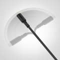 Miniatyrbillede 4 af 4: OtterBox Standard - USB-kabel - 24 pin USB-C (M) til 24 pin USB-C (M) - USB 2.0 - 3 A - 3 m - understøtter strømforsyning - Black Shimmer