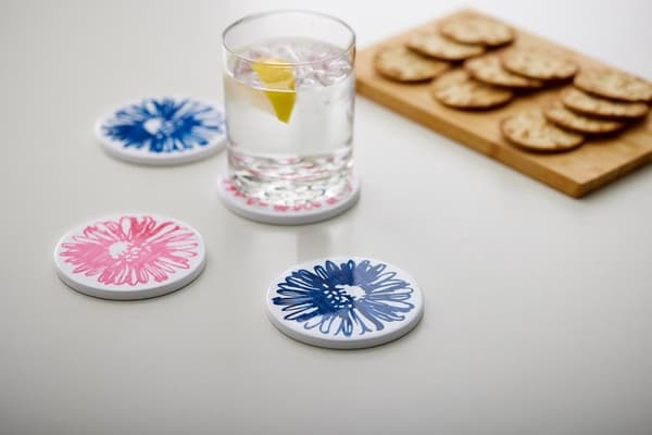 Cricut Infusible Ink Aluminium Underlägg 4-pack (vit, fyrkantig)