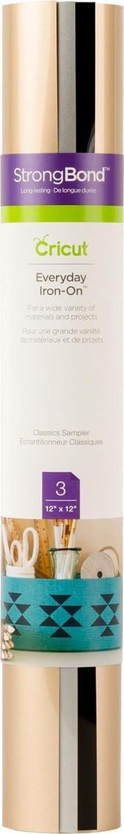 Cricut Everyday Iron-On 30x30cm 3-arks Sampler (Classics)