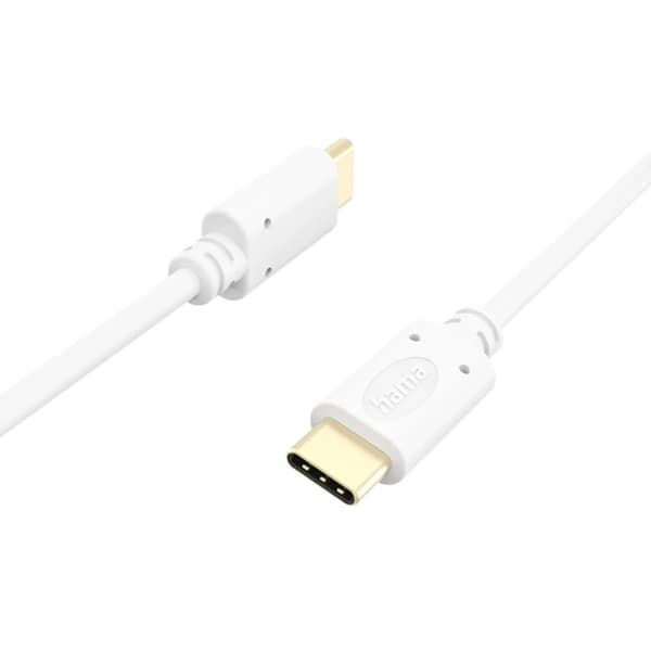 Hama 00201704 USB-kabel 1,5 m USB 2.0 USB C vit (00201704)