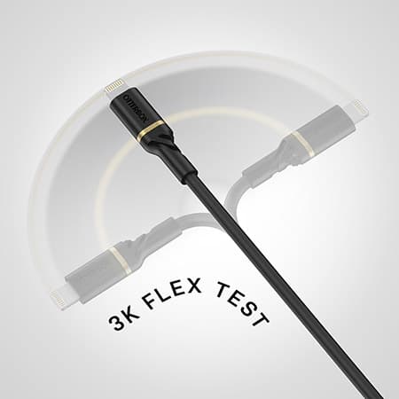 OtterBox Standard - Lightning-kabel - 24-bens USB-C han til Lightning han - 2 m - Cloud Dust White - understøtter strømforsyning - til Apple iPad/iPho